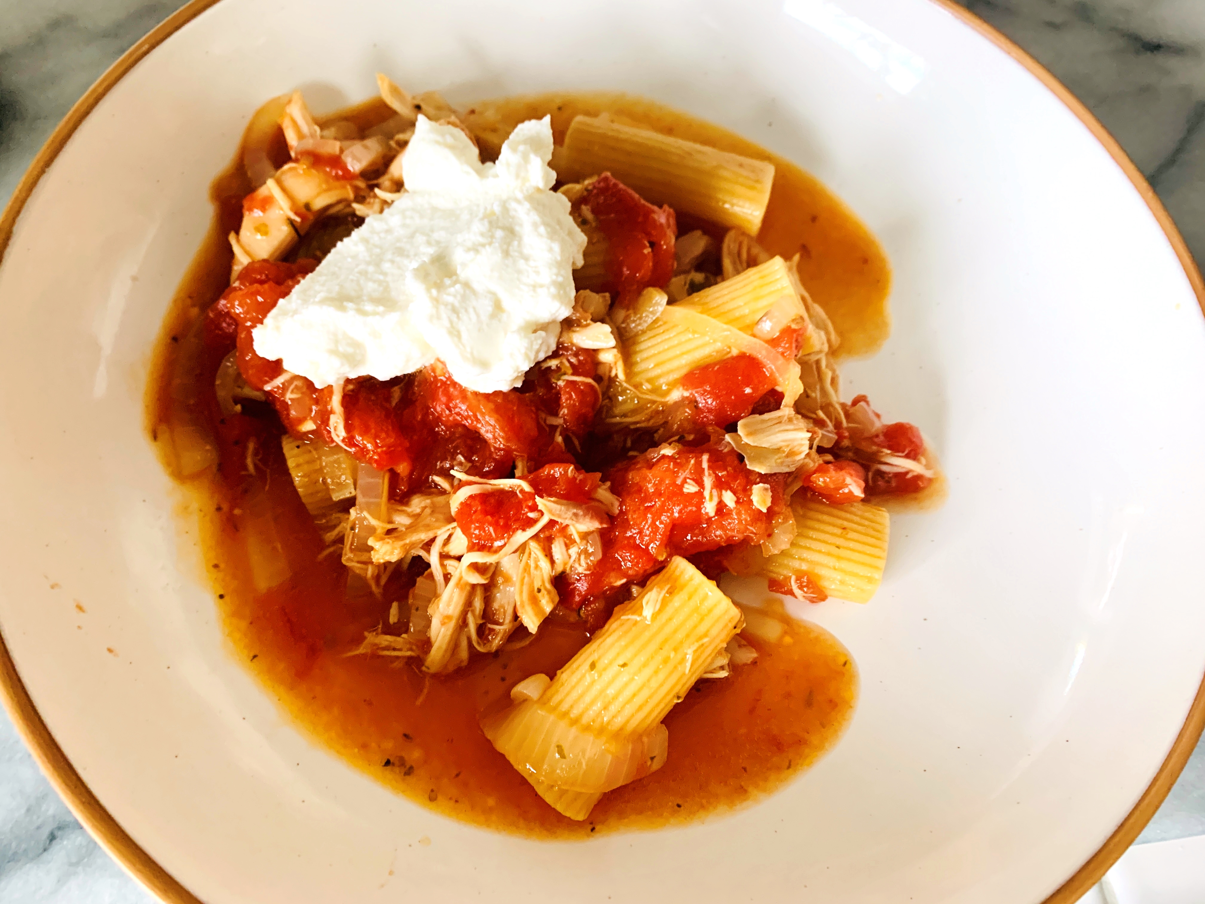 Instant Pot Chicken Sugo Rigatoni with Ricotta – Recipe! Image 4