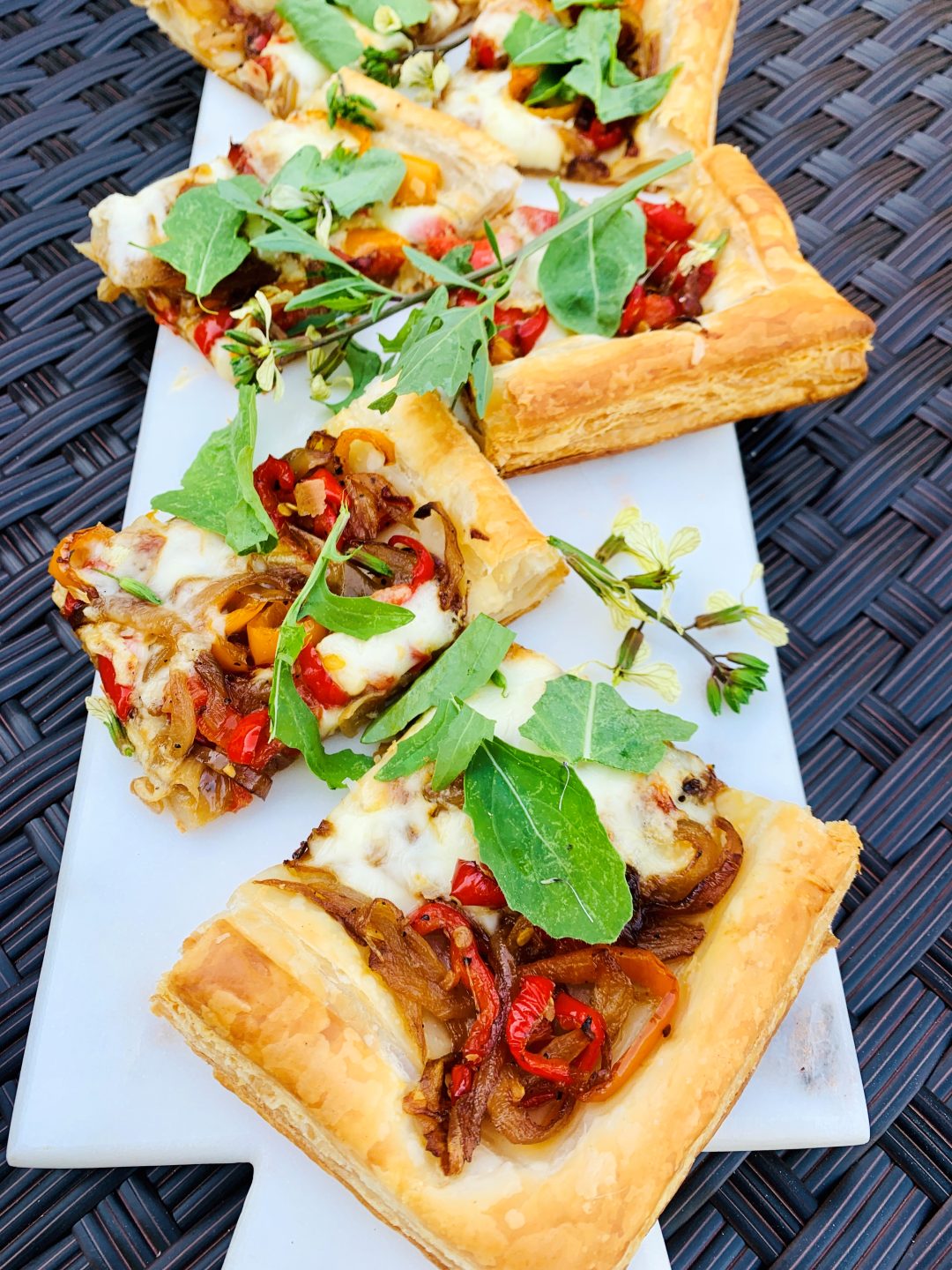 Easy Taleggio, Sweet Peppers and Caramelized Onion Tart – Recipe! Image 1
