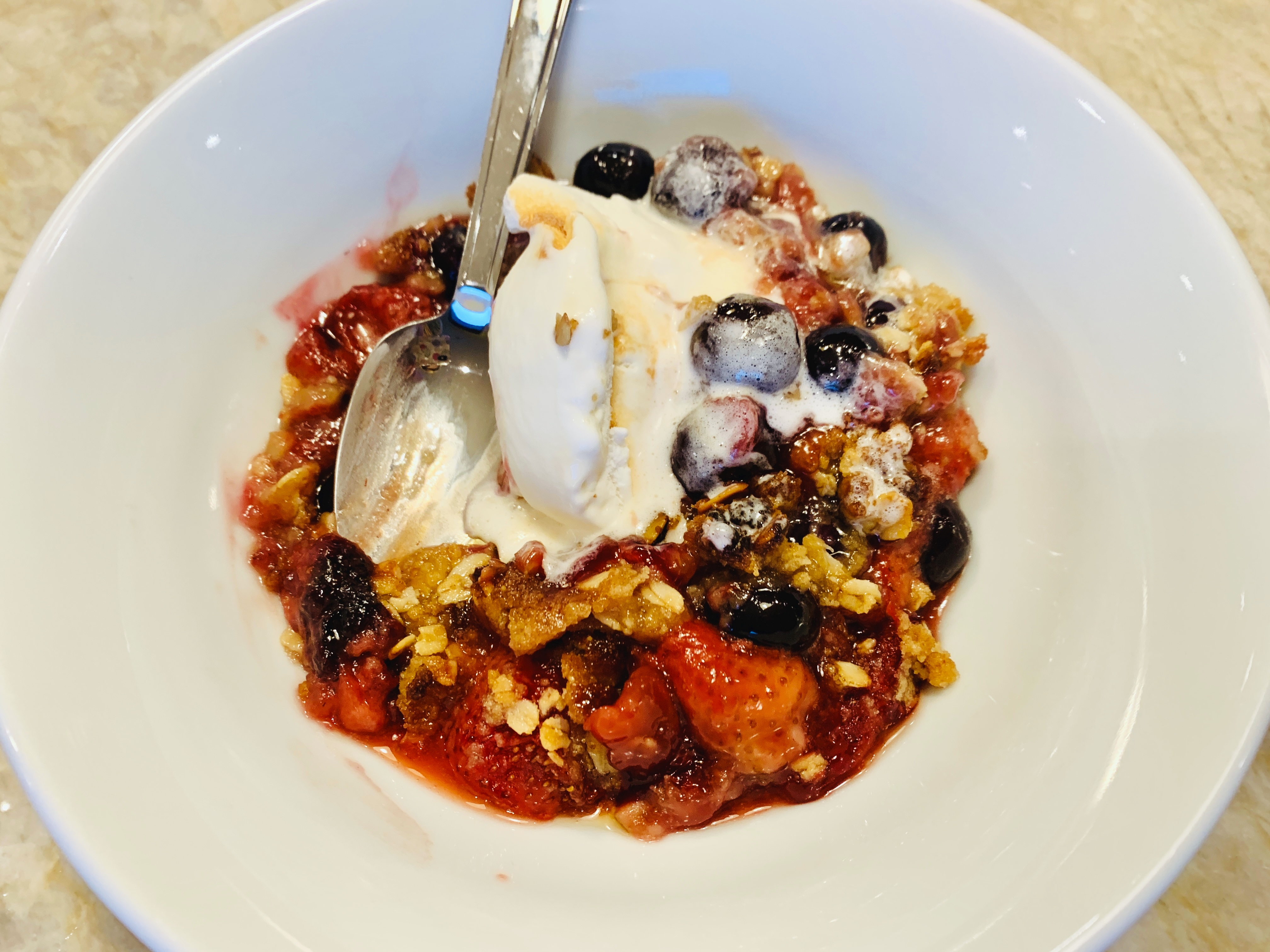Wood-Fired Strawberry Blueberry Oatmeal Crisp – Recipe! Image 4