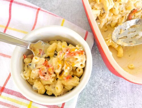 Caramelized Onion and Peppers Macaroni and Cheese – Recipe!
