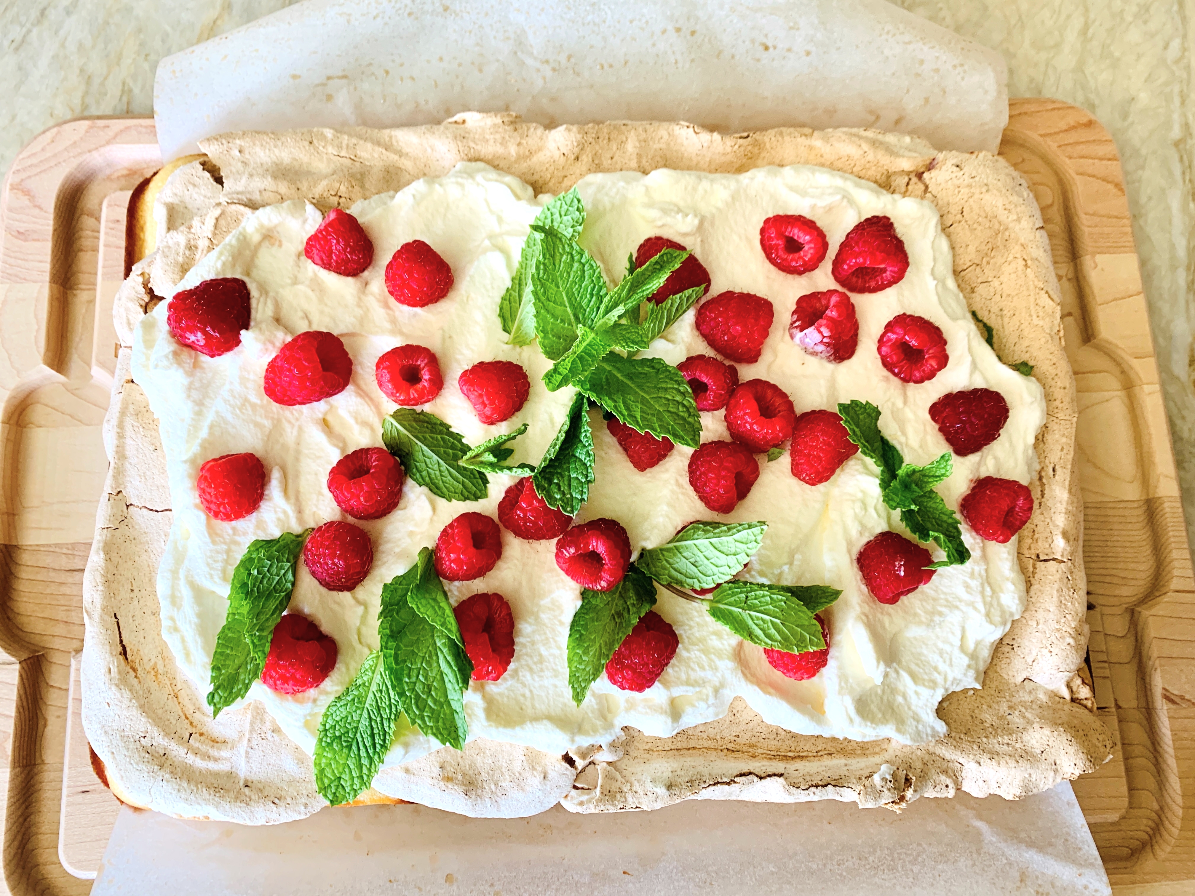 Baked Raspberry Meringue Cream Cake – Recipe! Image 2