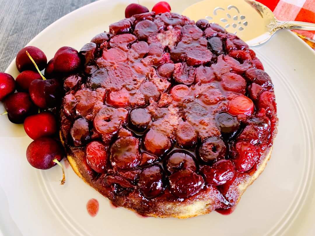 Cherry Bourbon Upside Down Cake – Recipe! Image 1