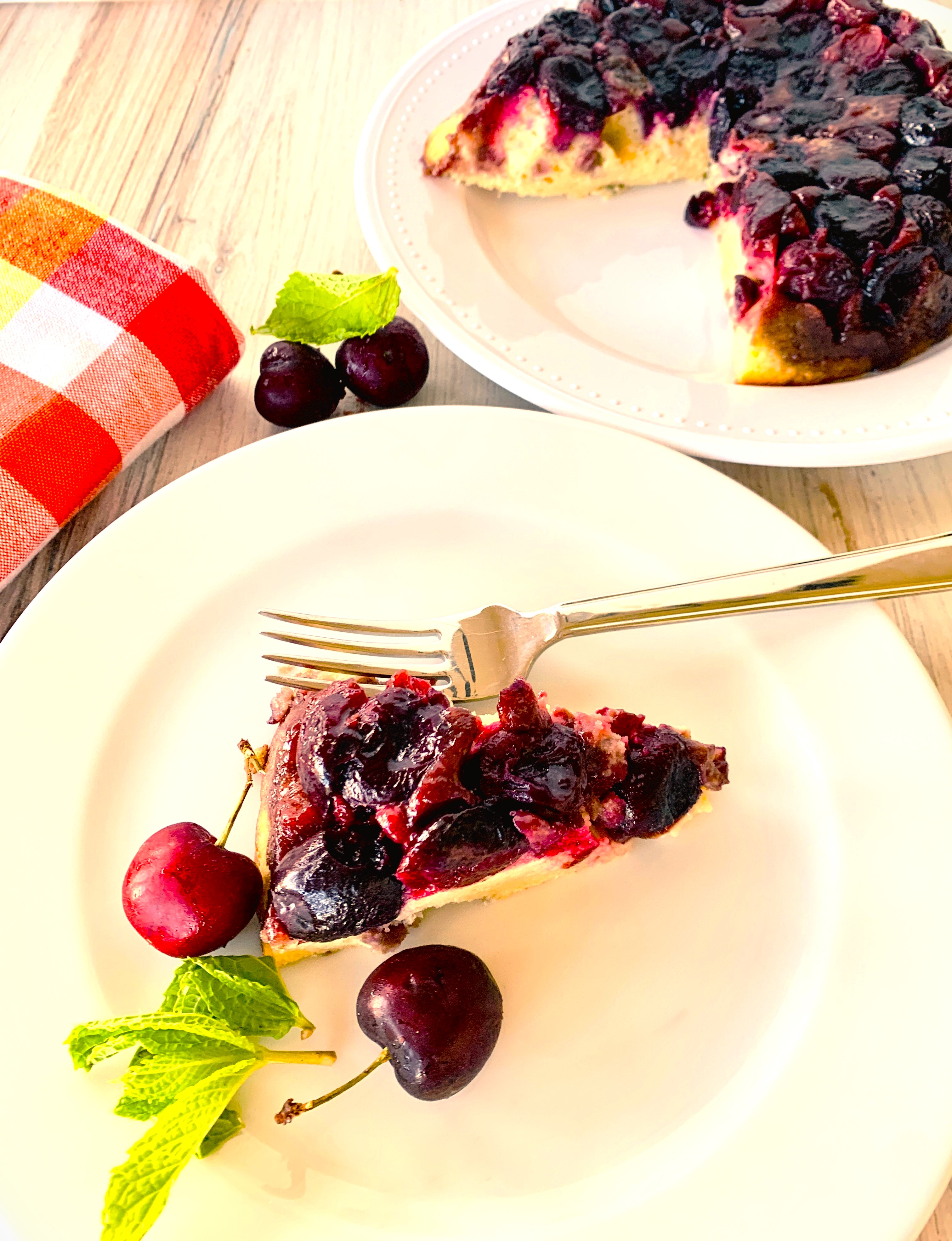 Cherry Bourbon Upside Down Cake – Recipe! Image 4