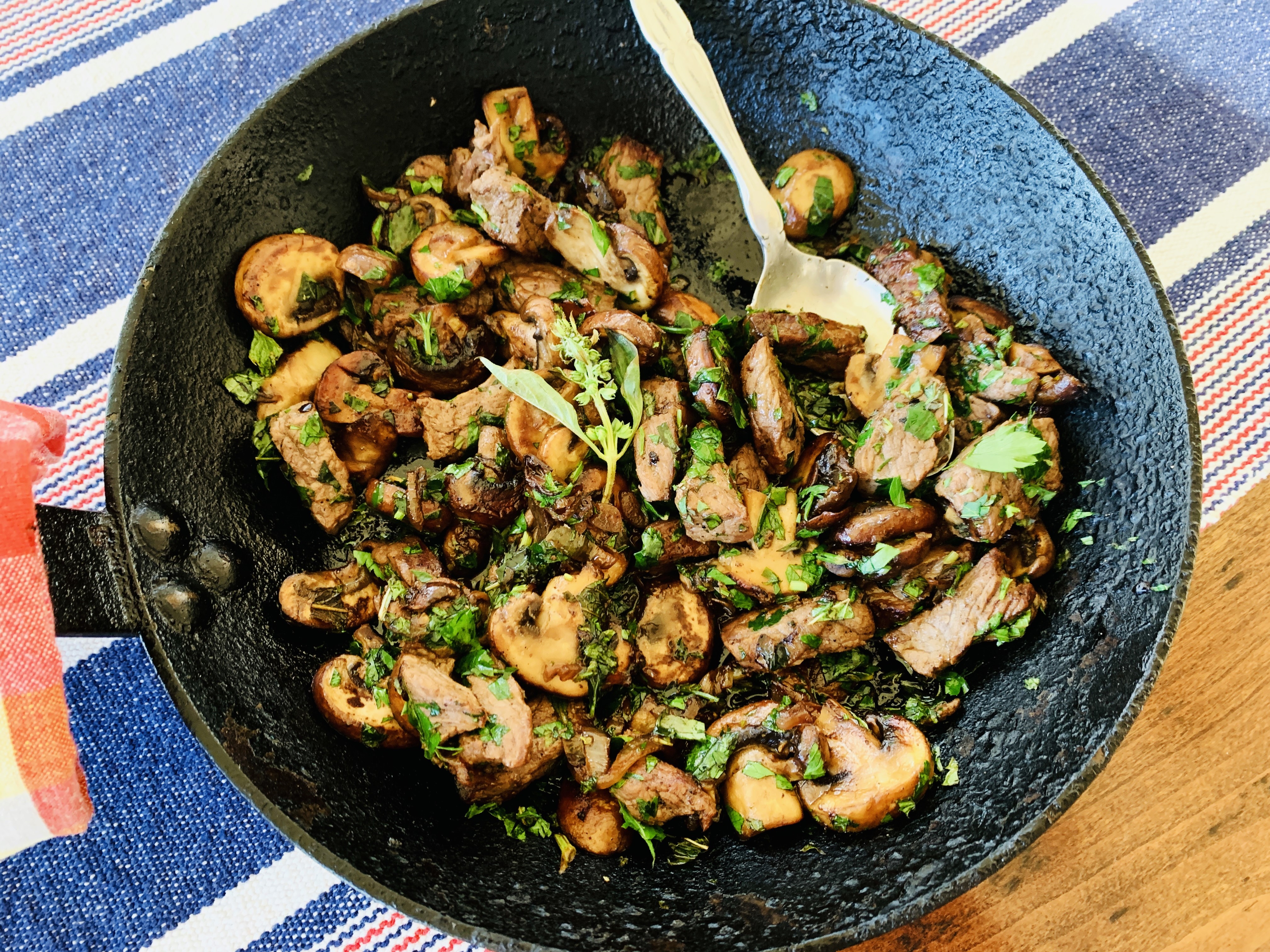 Herby Butter Steak and Mushroom Skillet – Recipe! Image 2