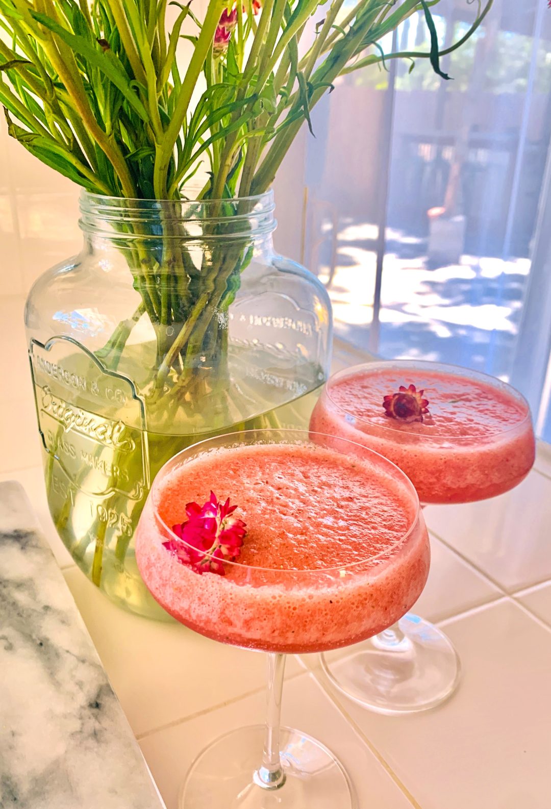 Frozen Watermelon Strawberry Margaritas – Recipe! Image 1