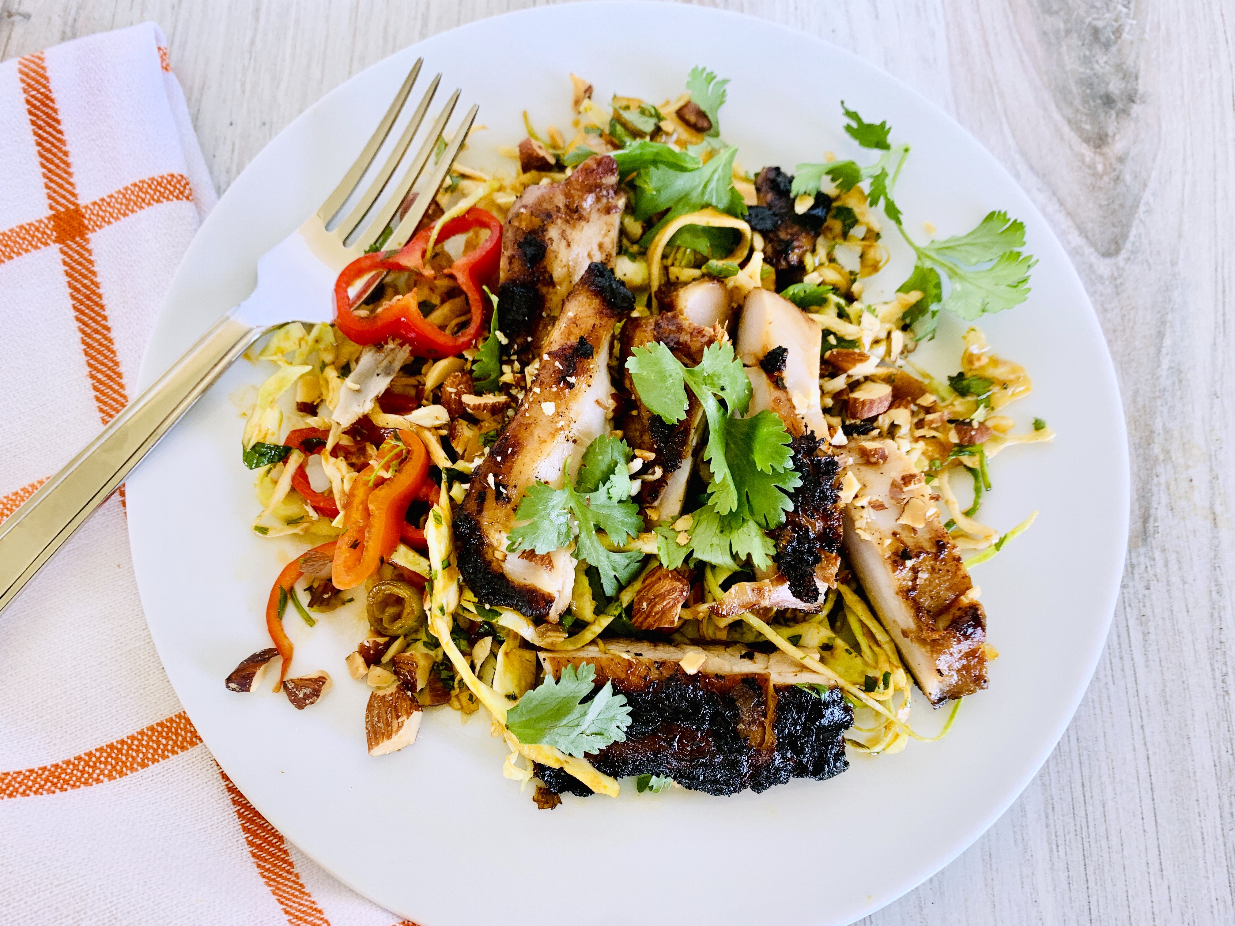 Grilled Marinated Asian Chicken with Crunchy Slaw – Recipe! Image 4