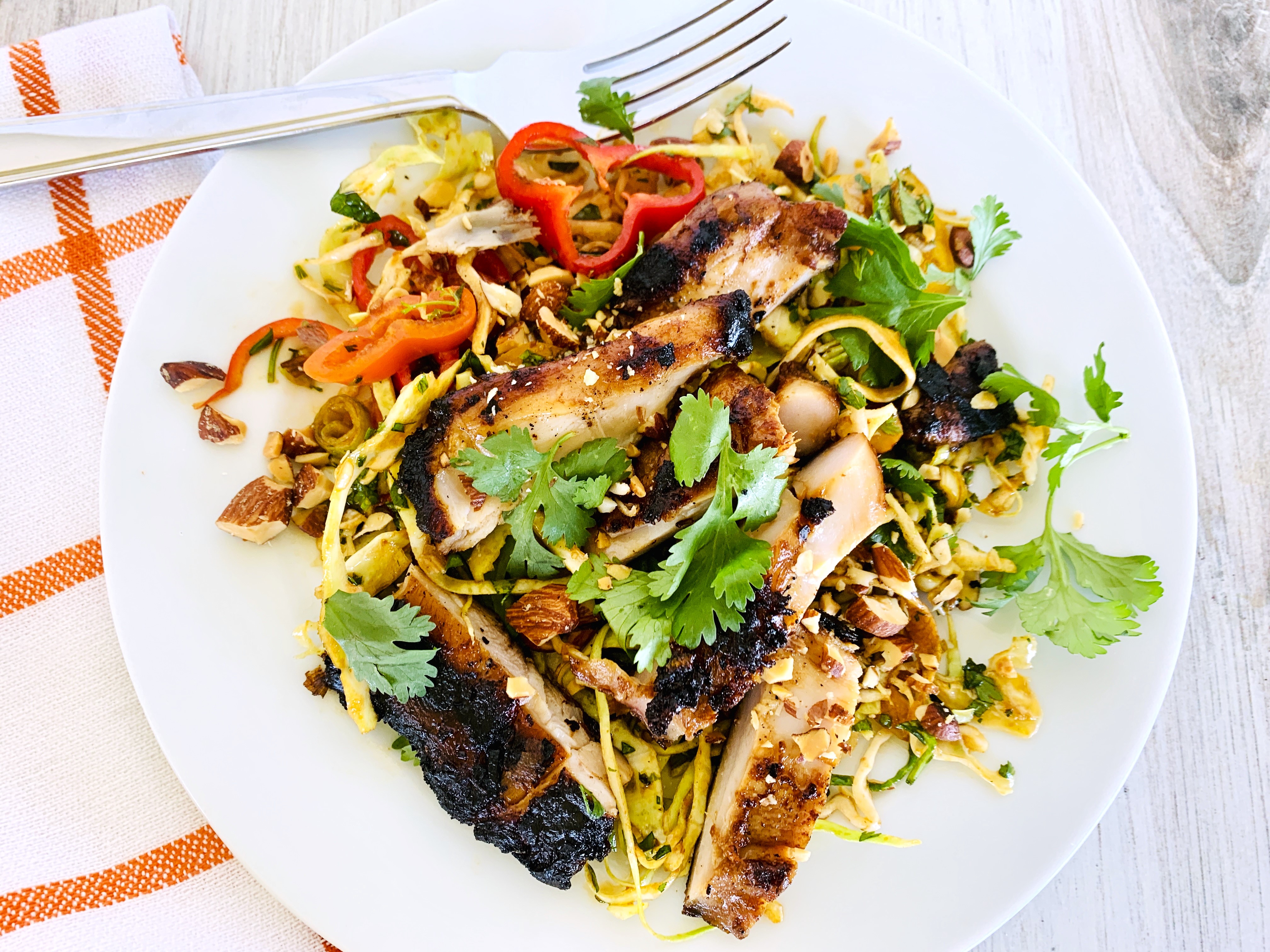 Grilled Marinated Asian Chicken with Crunchy Slaw – Recipe! Image 2
