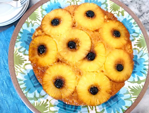 Honey Pineapple Upside Down Cake – Recipe!
