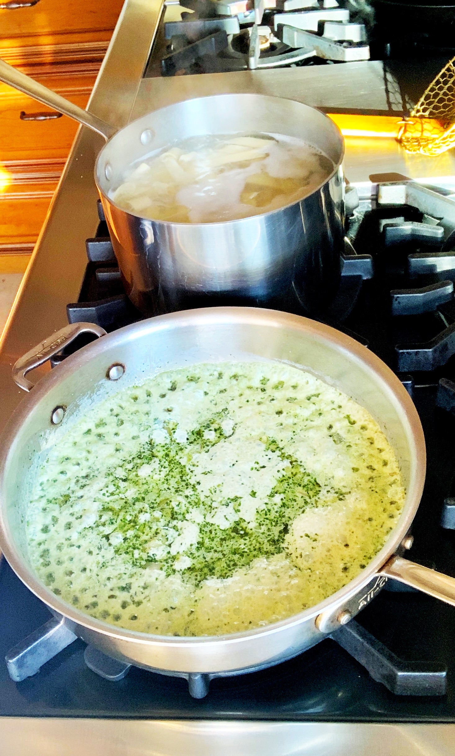 Creamy Pesto Crab Pappardelle with Burrata – Recipe! Image 3