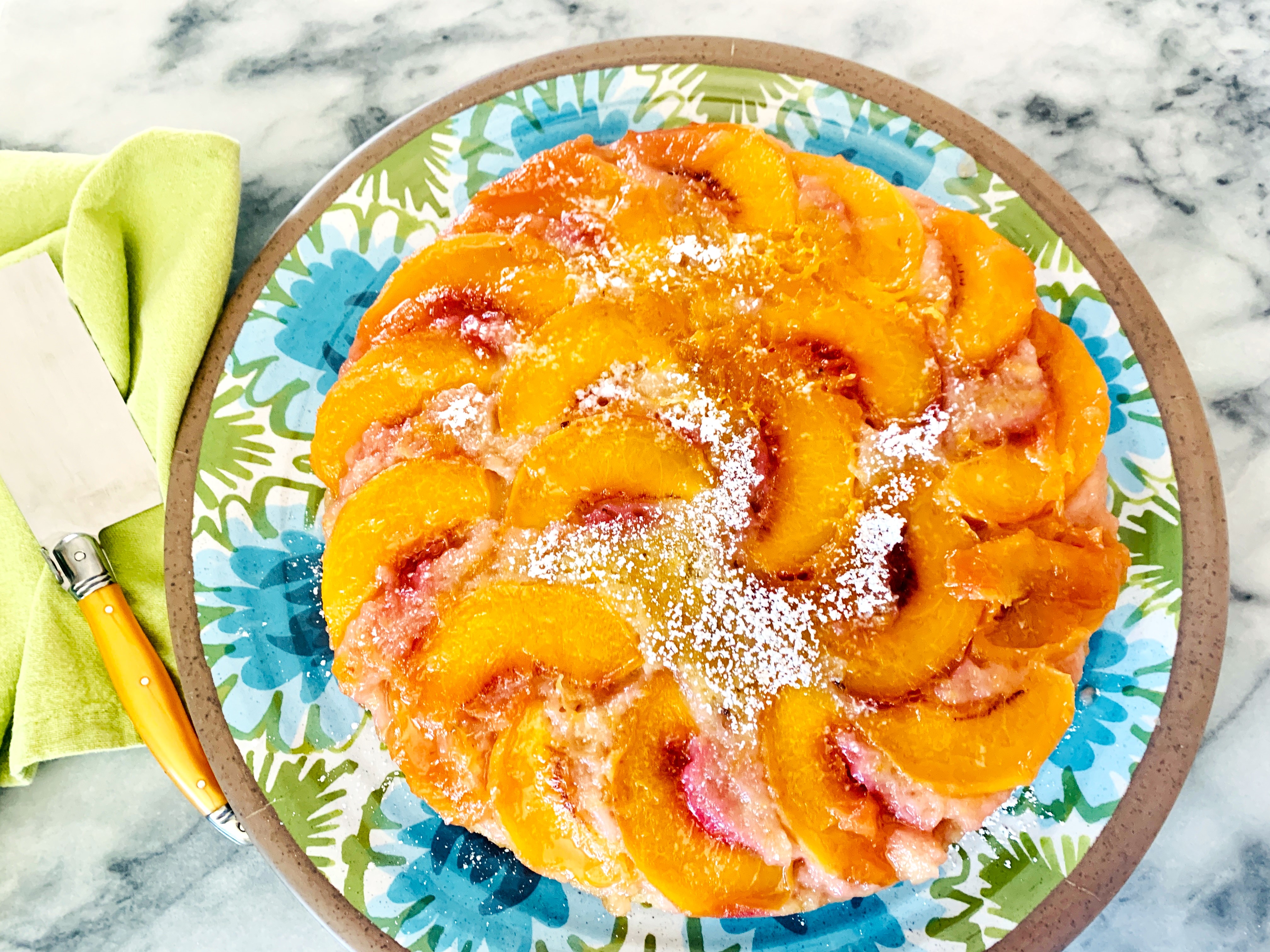 Jammy Peach Upside Down Cake – Recipe! Image 2