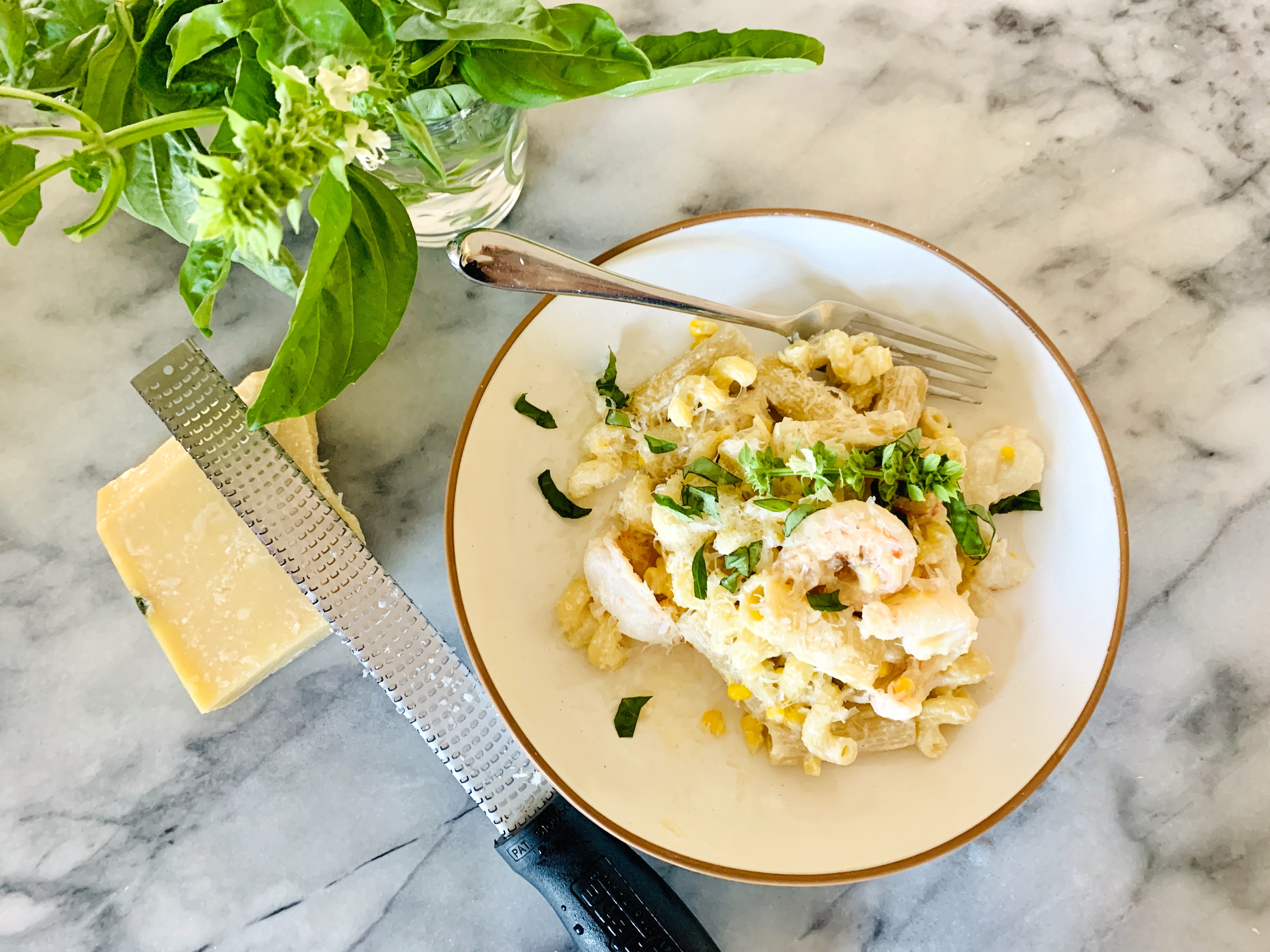 Instant Pot Creamy Ricotta Corn and Shrimp Pasta – Recipe! Image 4