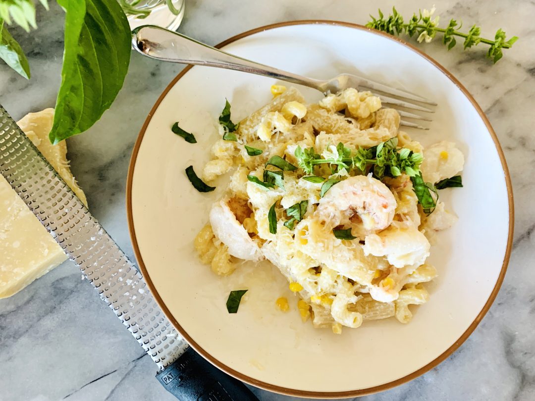 Instant Pot Creamy Ricotta Corn and Shrimp Pasta – Recipe! Image 1