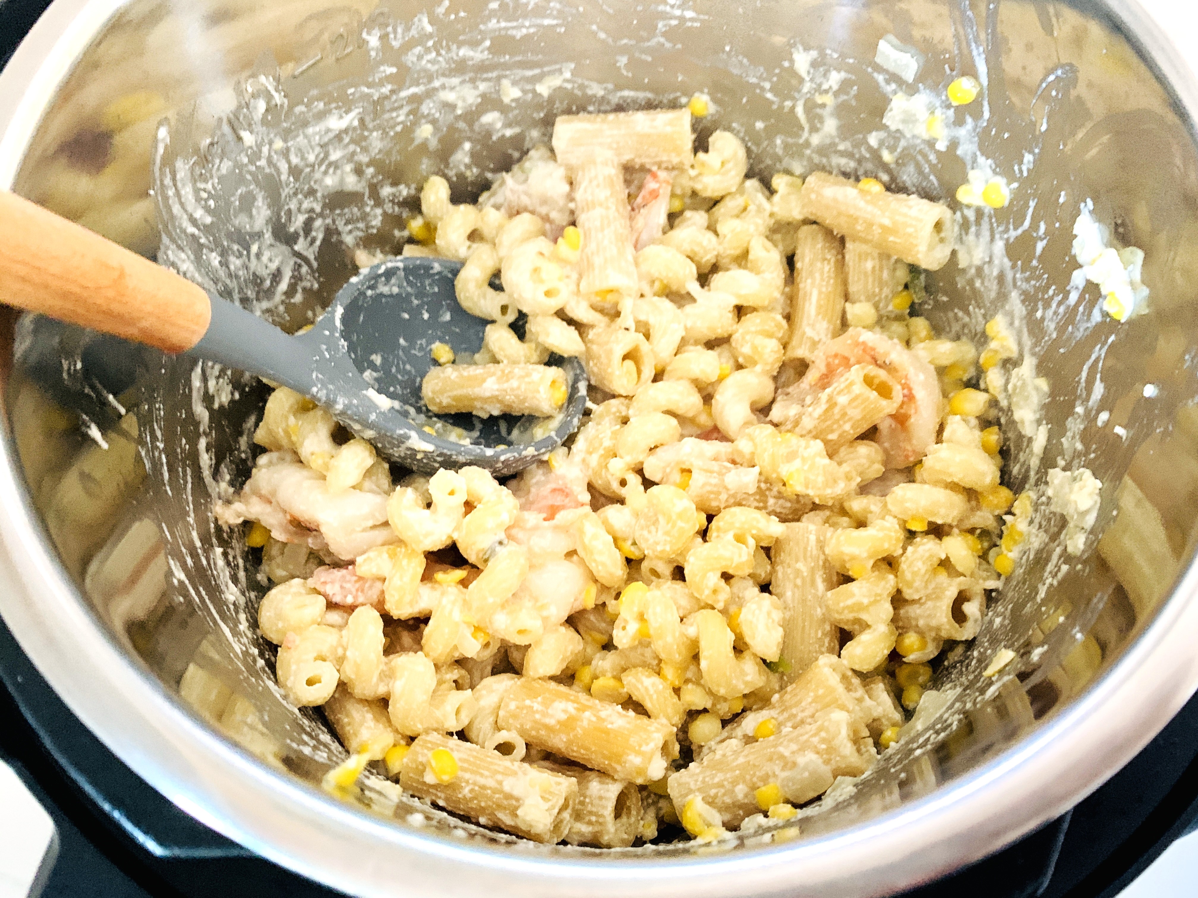 Instant Pot Creamy Ricotta Corn and Shrimp Pasta – Recipe! Image 3