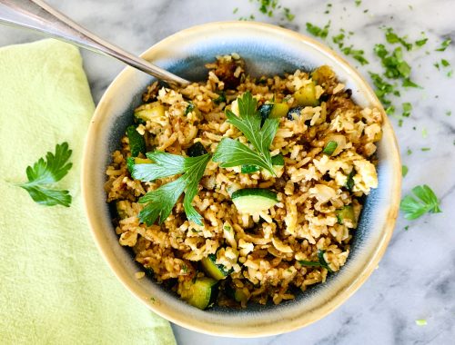 Zucchini Fried Rice – Recipe!