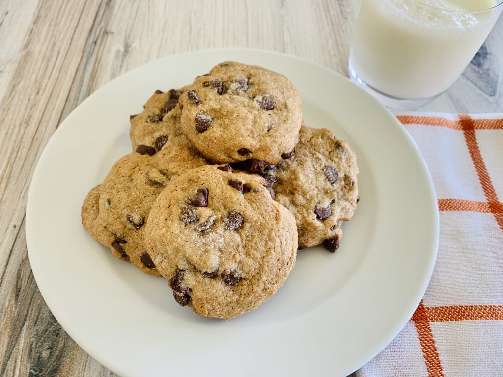 Flourless Almond ButterTahini Chocolate Chip Cookies Recipe! Live