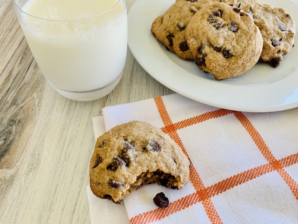 Flourless Almond ButterTahini Chocolate Chip Cookies Recipe! Live
