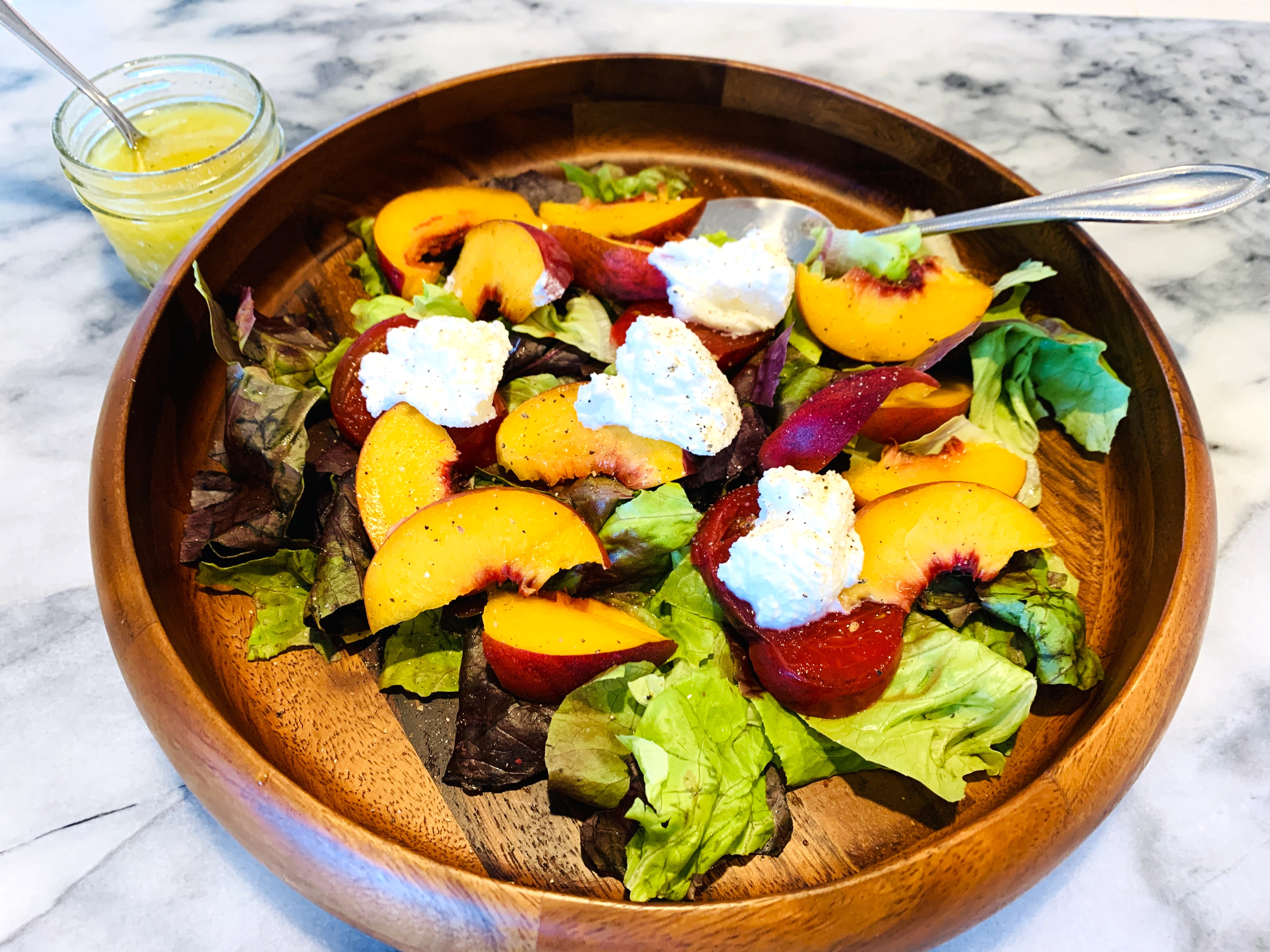 Fresh Peach, Tomato and Ricotta Salad with Lemon Vinaigrette – Recipe! Image 3
