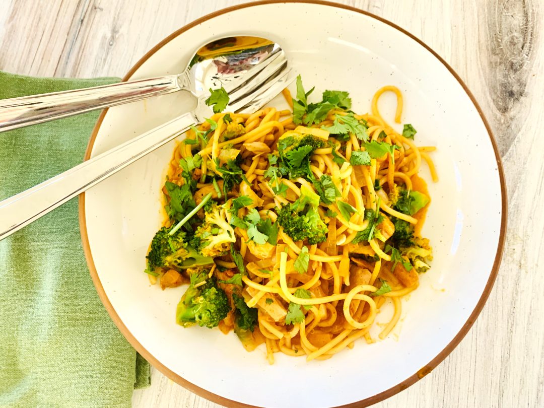 Thai Red Curry Chicken Noodles – Recipe! Image 1