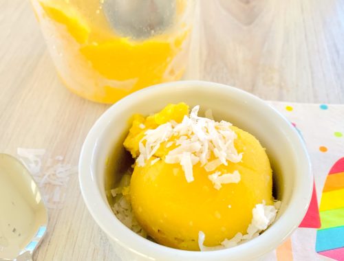 Vegan Mango-Coconut Sherbet – Recipe!