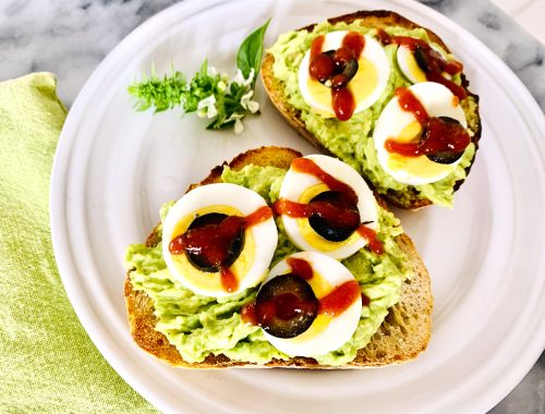 Monster Eye Avocado Mash Toasts – Recipe!