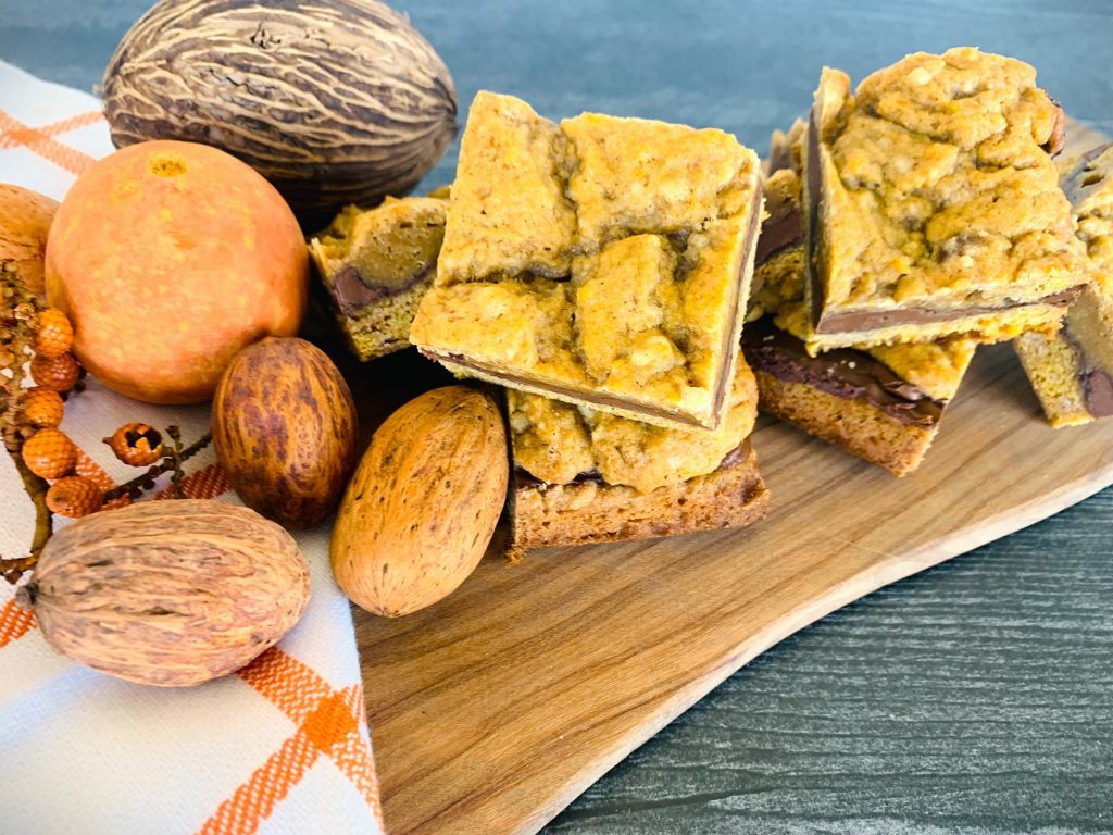 Pumpkin Nutella Bars Recipe! Live. Love. Laugh. Food.