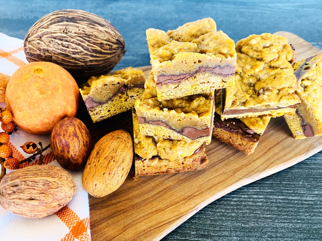 Pumpkin Nutella Bars Recipe! Live. Love. Laugh. Food.