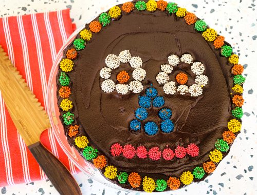 Dia de Los Muertos Flourless Chocolate Cake – Recipe!