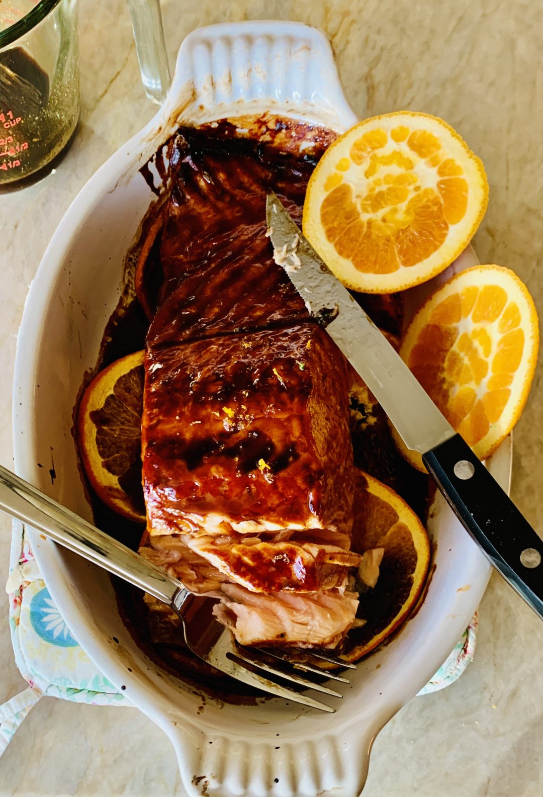 Glazed Pomegranate-Orange Salmon – Recipe! Image 1