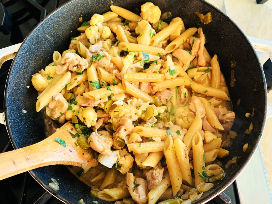 Buffalo Chicken and Cauliflower Penne Recipe! Live. Love. Laugh. Food.