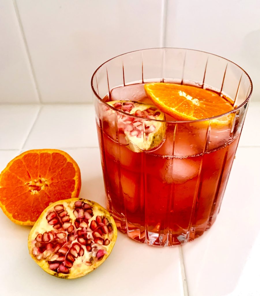 Pomegranate Orange Gin & Tonic Recipe! Live. Love. Laugh. Food.