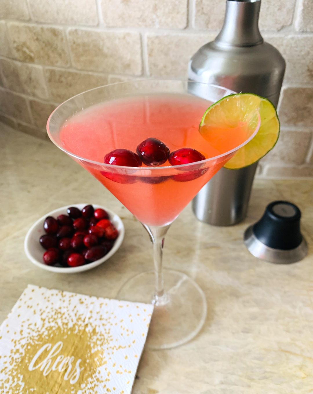 Fresh Cranberry Gimlet – Recipe! Image 1
