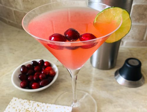Fresh Cranberry Gimlet – Recipe!