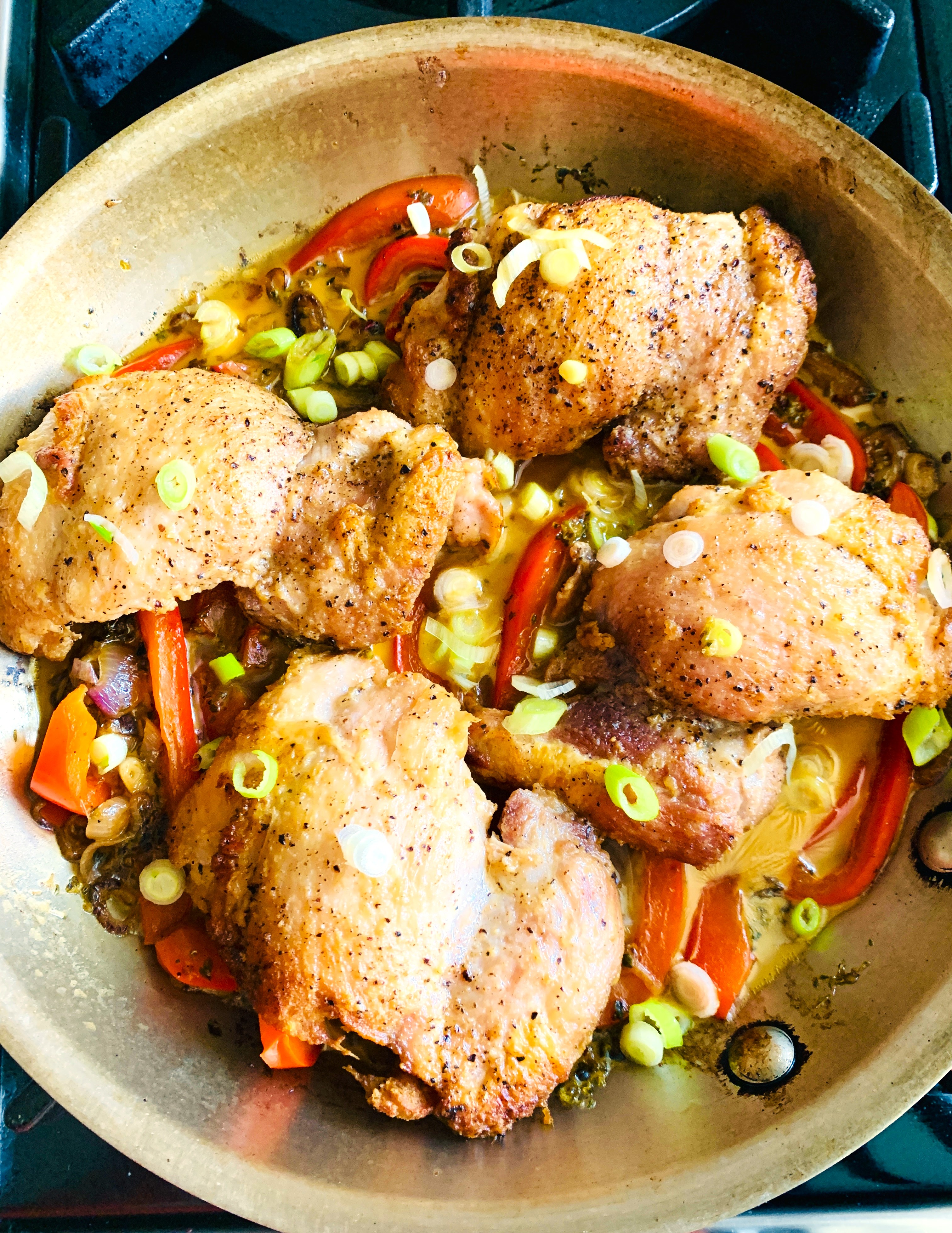 Braised Chicken and Peppers with Lemon Ricotta – Recipe! Image 3