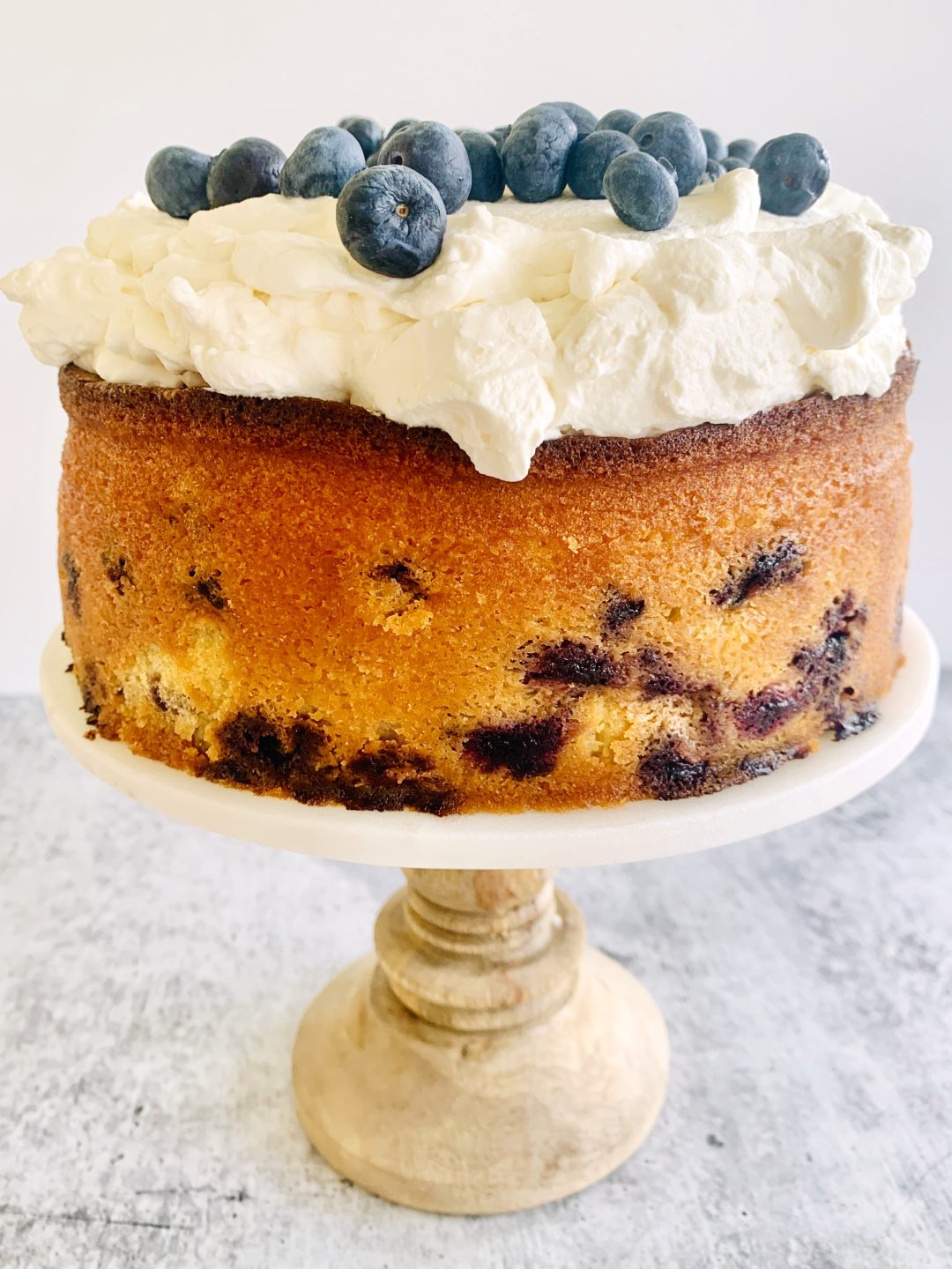 Lemon Blueberry Olive Oil Cake with Crème Fraiche Whipped Cream – Recipe! Image 1
