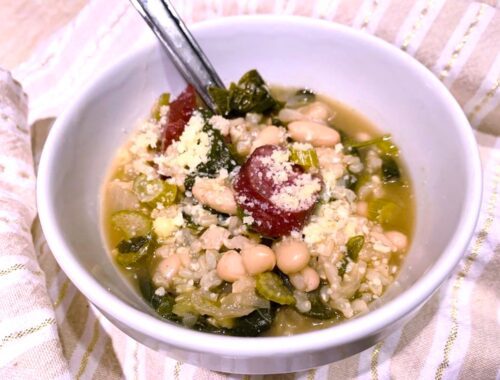 Kale, Kielbasa and Cannellini Bean Soup – Recipe!