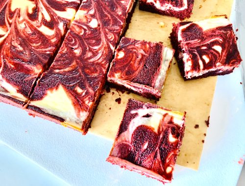 Red Velvet Cheesecake Brownies – Recipe!