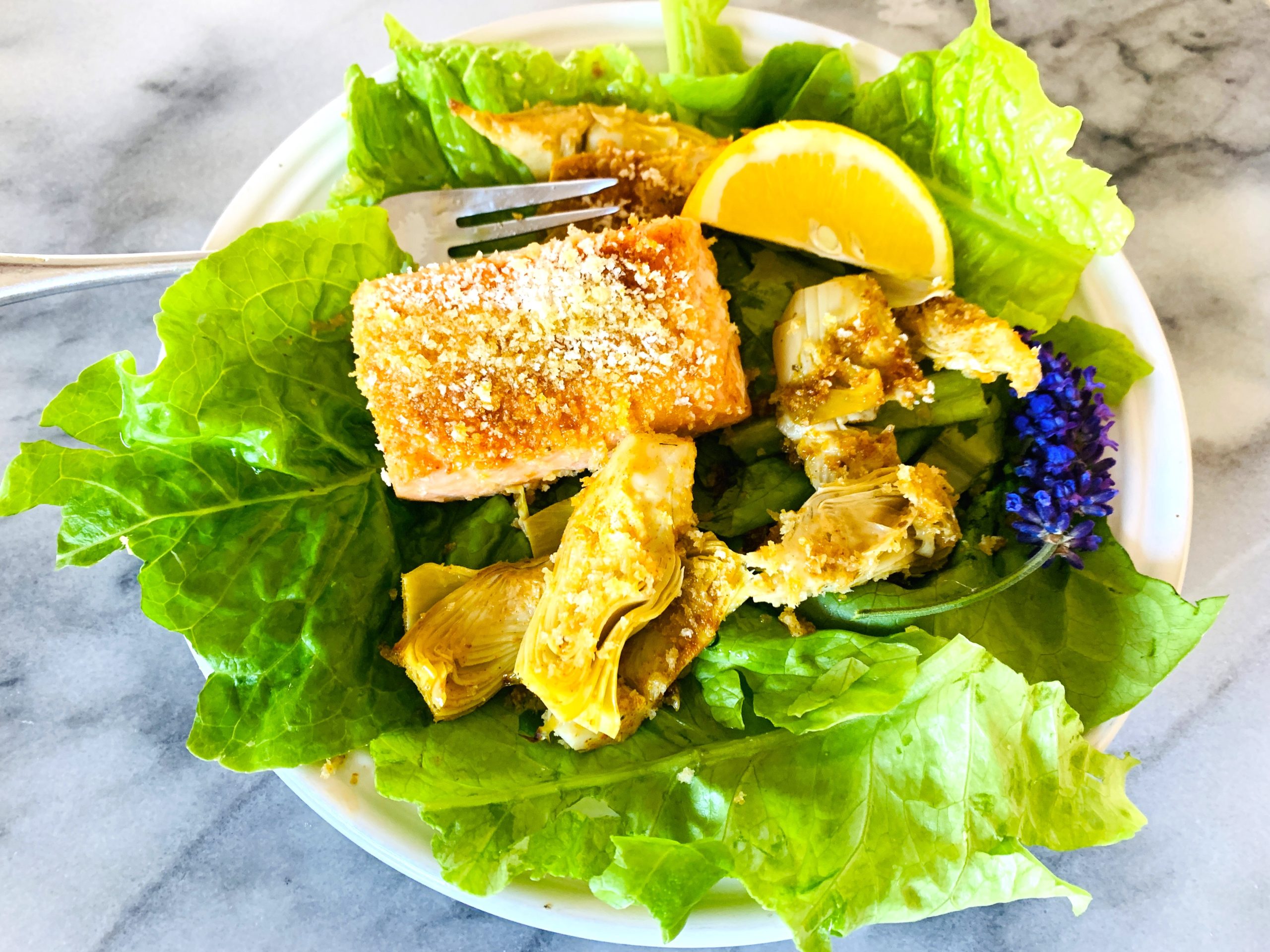 Sheet Pan Crispy Salmon and Artichoke Salad – Recipe! Image 2