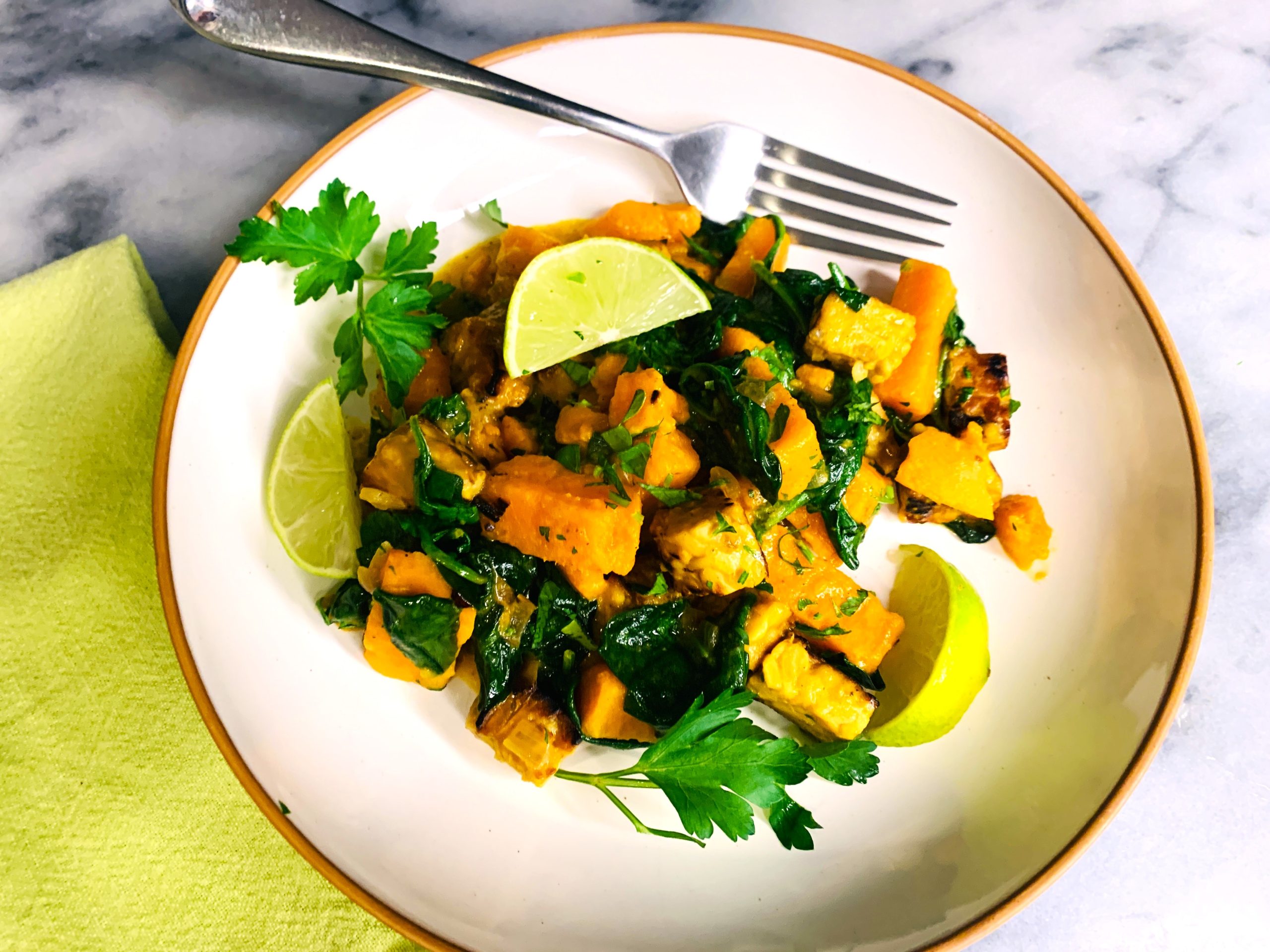 Toasted Tempeh, Sweet Potato and Spinach Curry – Recipe! Image 4