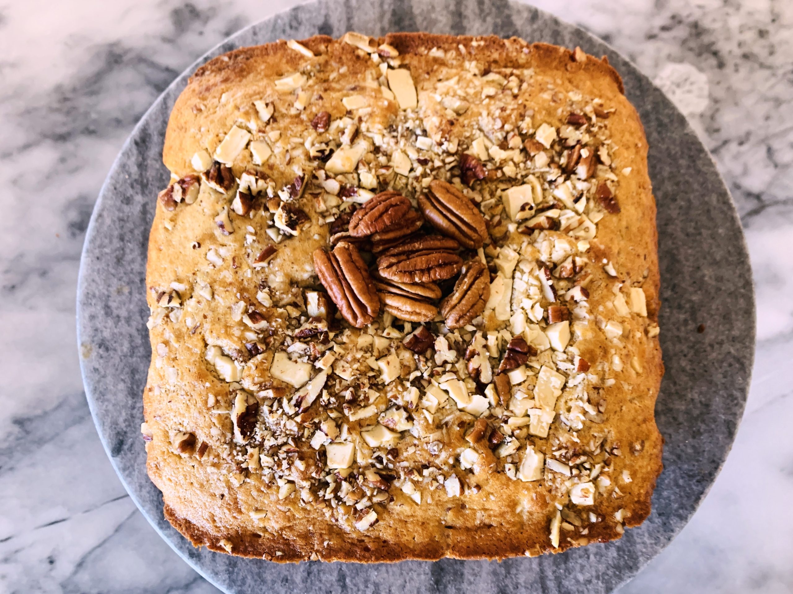 Browned Butter, White Chocolate, Pecan Snack Cake – Recipe! Image 2