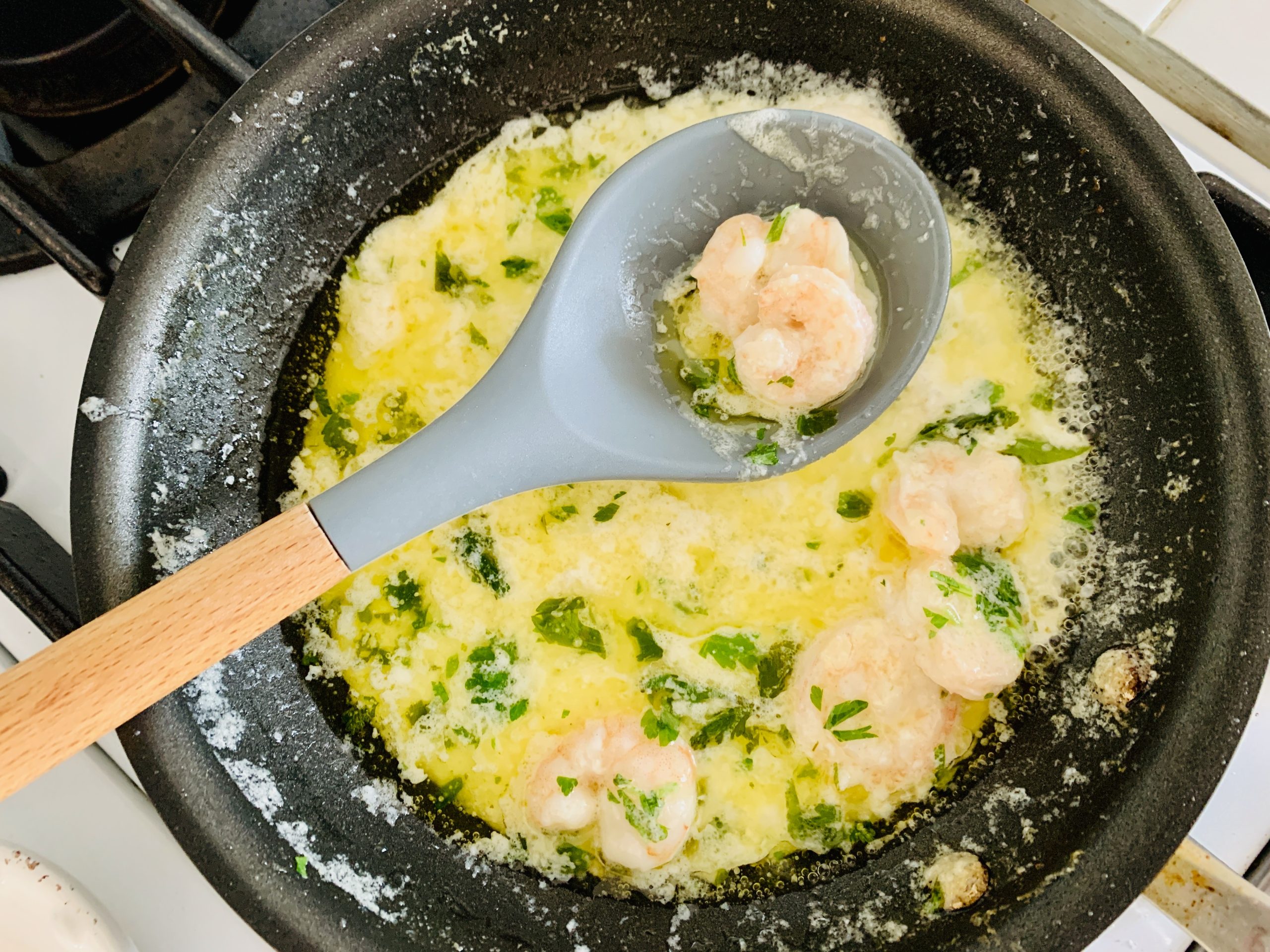 Garlic Mascarpone Shrimp Toasts – Recipe! Image 3