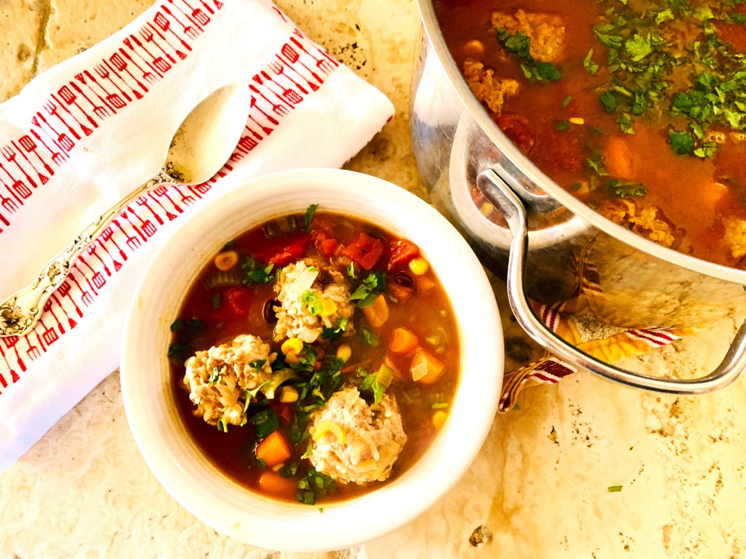 Turkey Meatball Albondigas Soup – Recipe! Image 1