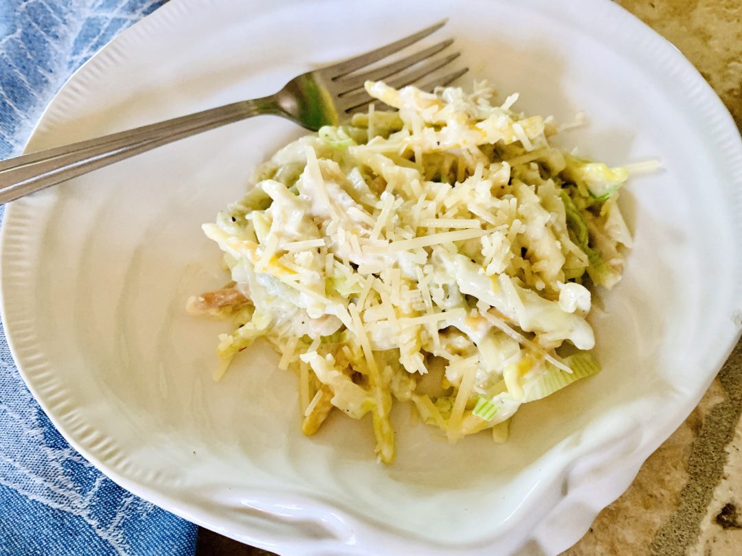 Creamy Leek and Chicken Pasta – Recipe! Image 1