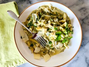 04-23 Instant Pot Creamy Pesto Chicken and Asparagus Penne 008 Image 1