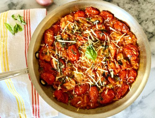Baked Cherry Tomato and Basil Rice – Recipe!