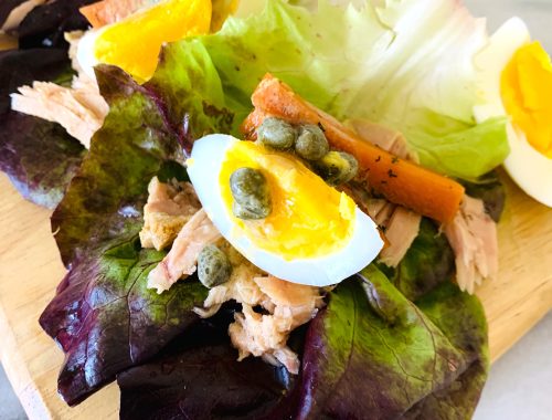 Niçoise Salad Lettuce Cups with Caper Vinaigrette – Recipe!