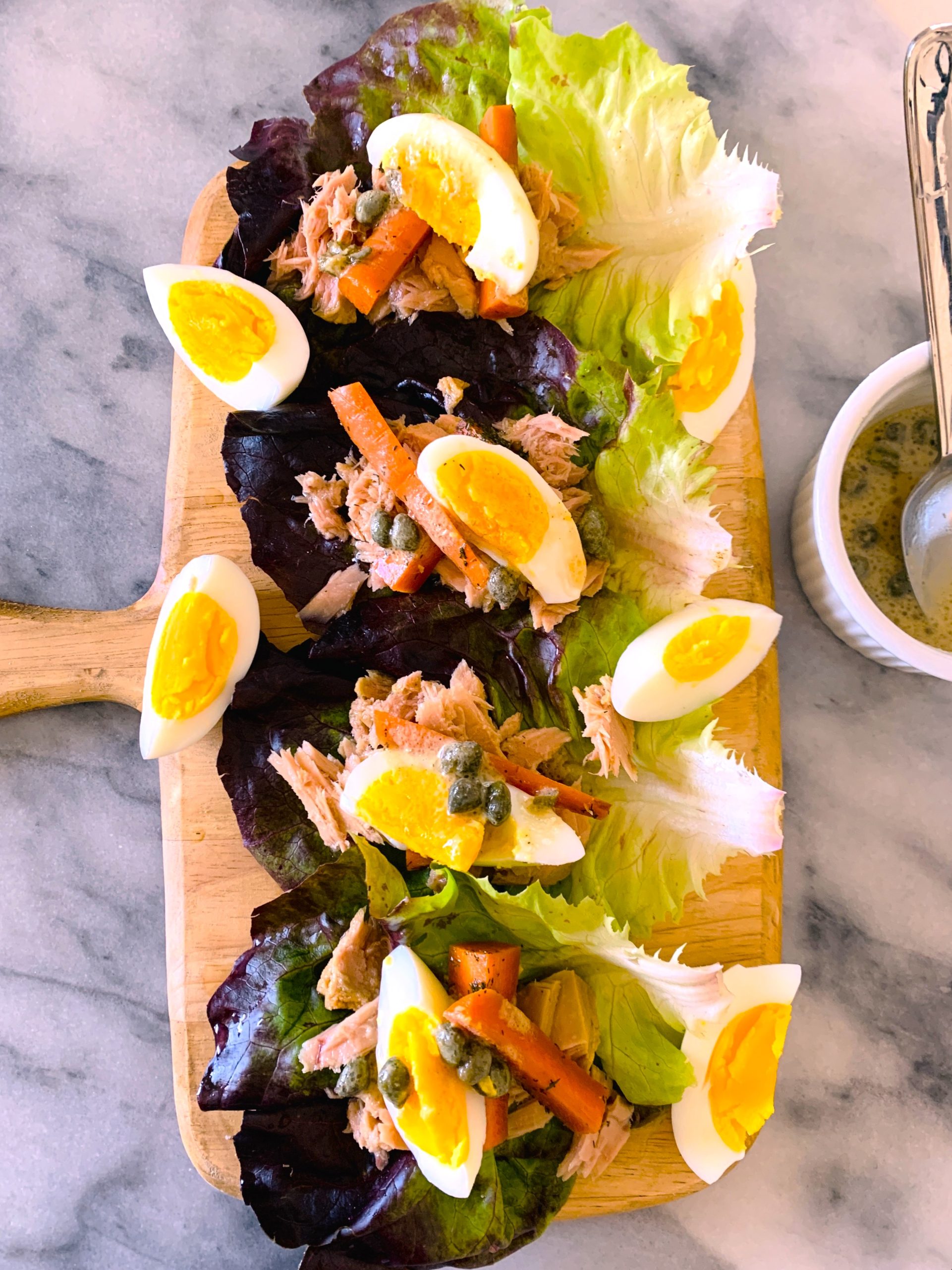 Niçoise Salad Lettuce Cups with Caper Vinaigrette – Recipe! Image 2