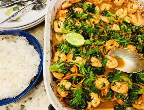 One Pan Broiler Chinese Shrimp and Broccoli – Recipe!
