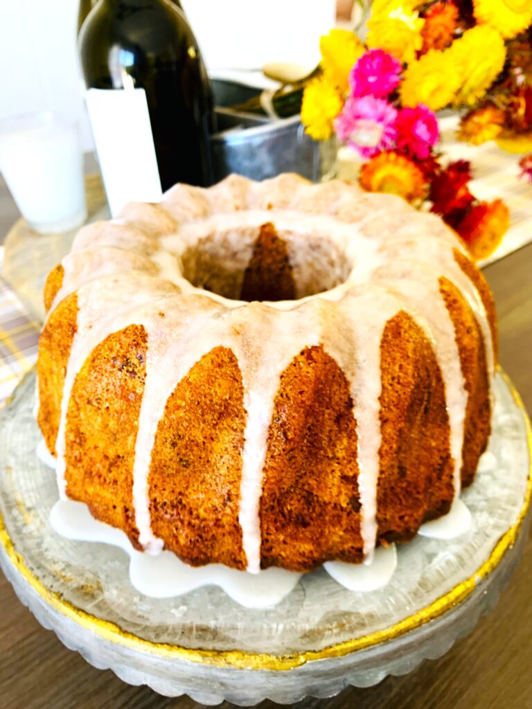 Olive Oil Zucchini Bundt Cake with Sugar Crunch Glaze – Recipe! Image 3