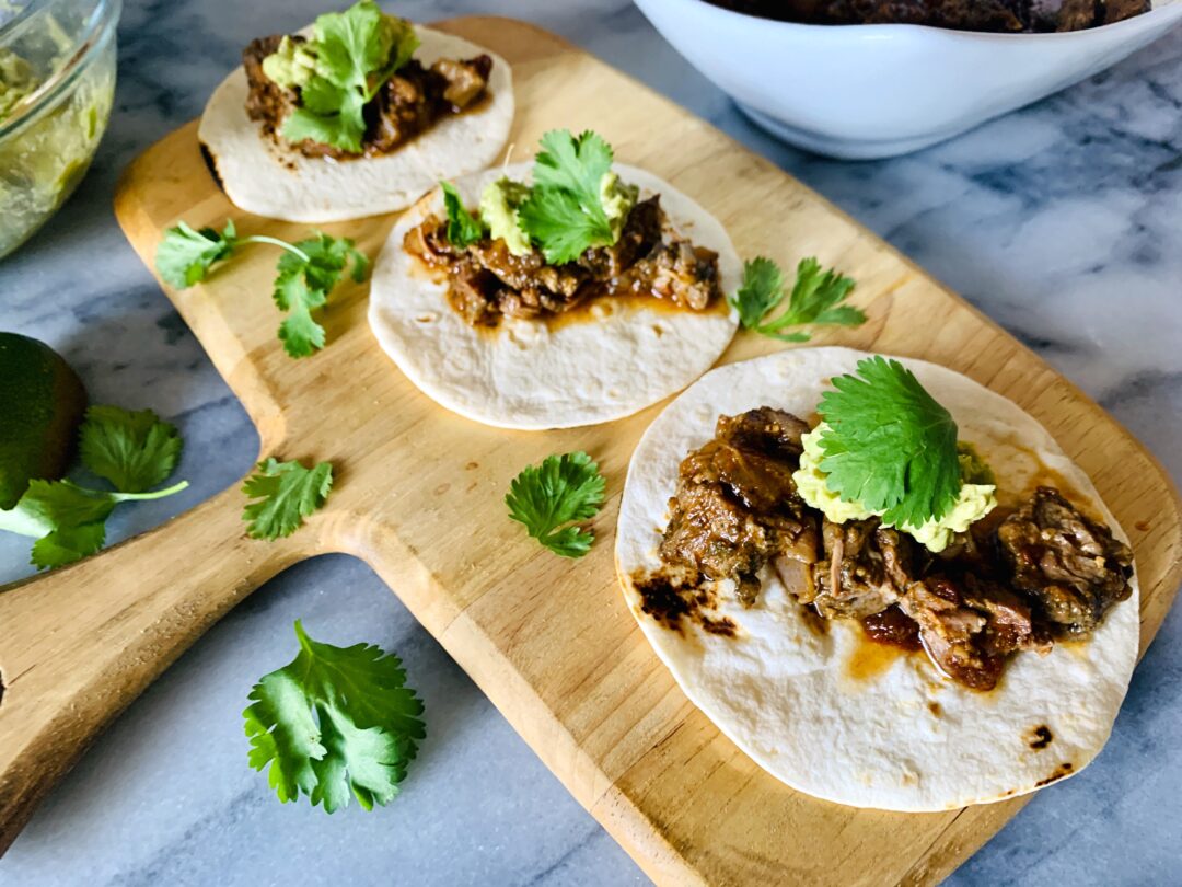 Instant Pot Chipotle Beef Tacos with Chunky Avocado Sauce – Recipe! Image 2