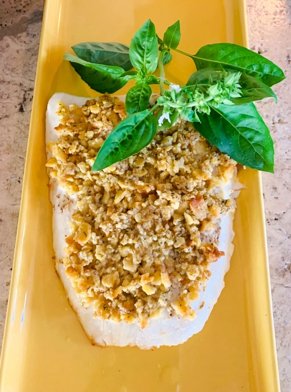 Buttery Cracker Crusted Halibut – Recipe! Image 1